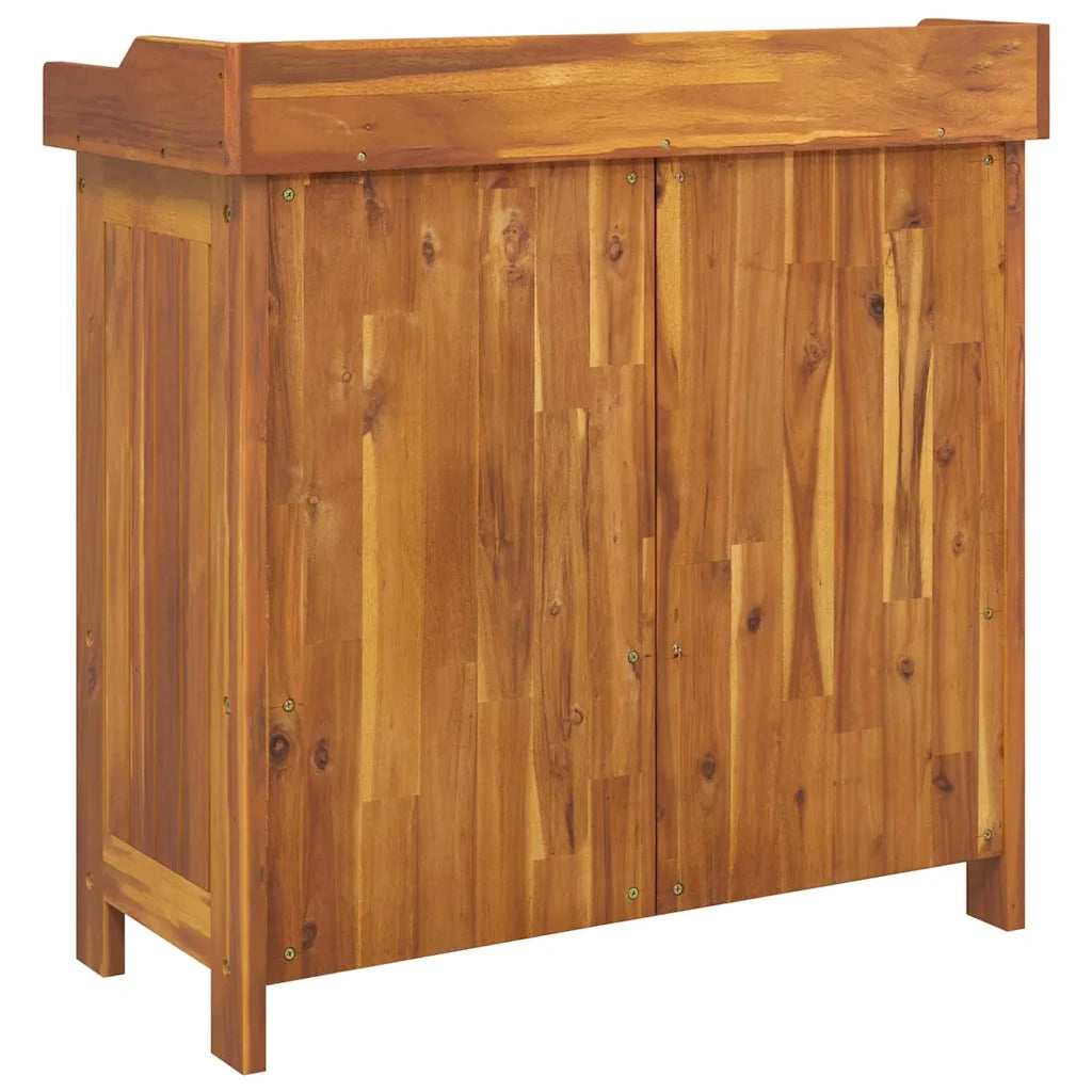 Mobiletto da Giardino con cassetto Naturale 78 x 36,5 x 78cm 42001368