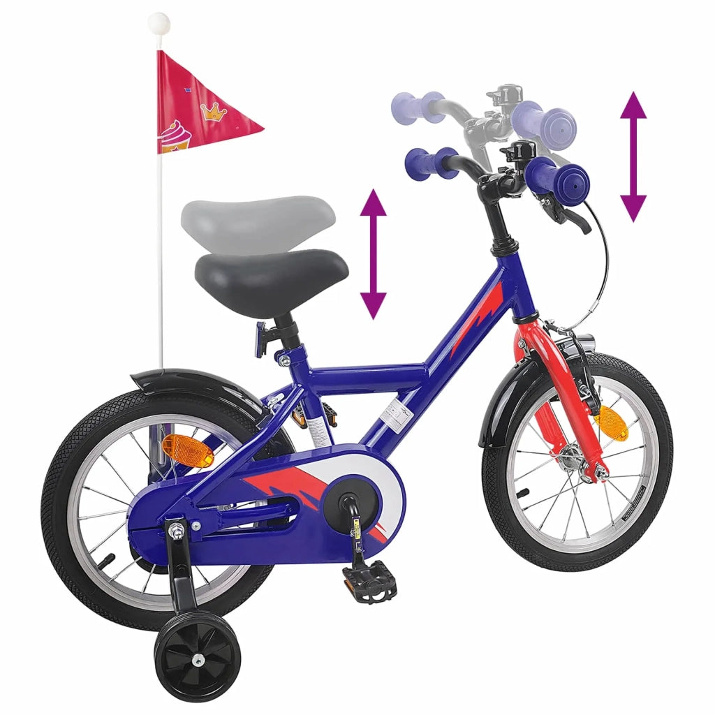 Bicicletta per Bambini 14 Pollici per bambini da 3 a 5 anni