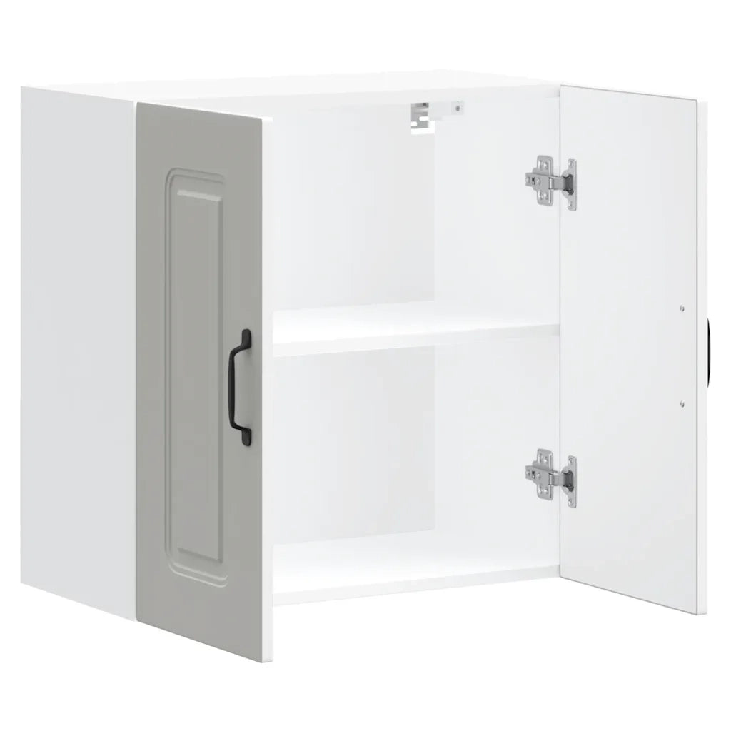 Pensile da Cucina-Armadio da cucina Kalmar Bianco in Legno Multistrato 365771