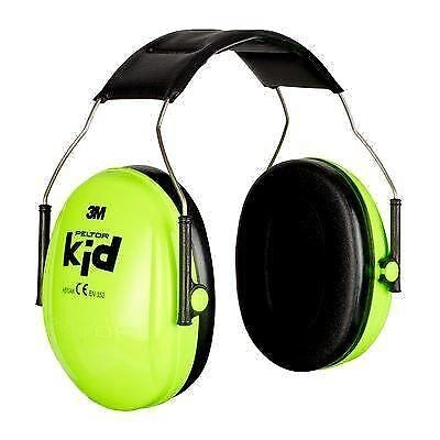 3M H510AKGC1 Peltor Kid Paraorecchie Protezione Uditiva Bambini Attenuazione 27 dB colore Verde