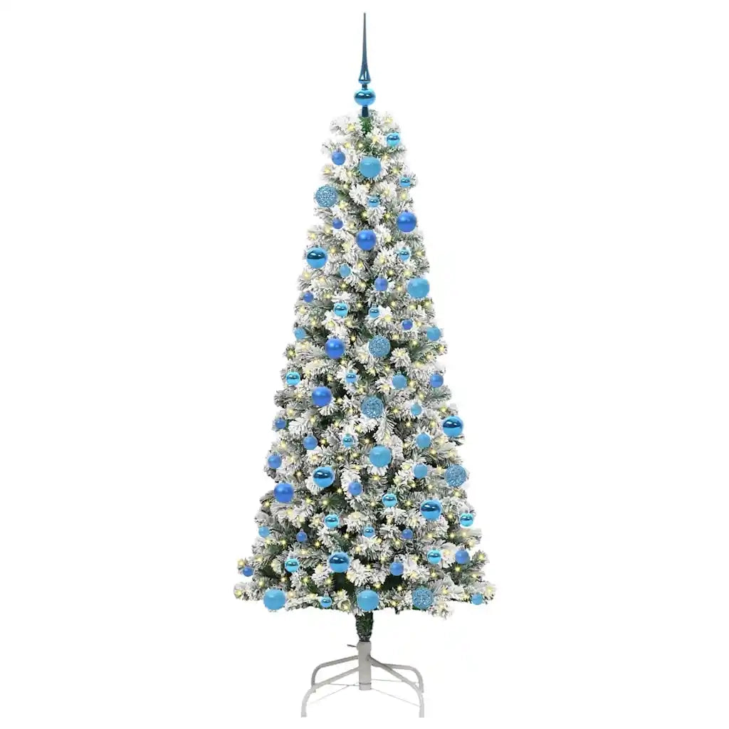 Albero di Natale | Decorazioni natalizie Artificiale con Rami Pieghevoli 180 cm