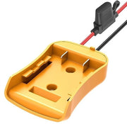 Accessori per attrezzi elettrici DeWalt compatibili, alimentatore esterno 18V con cavo e adattatore, coppia, senza batteria inclusa