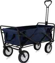 Carrello a mano pieghevole con ruote ampie e braccio di sostegno girevole 360°