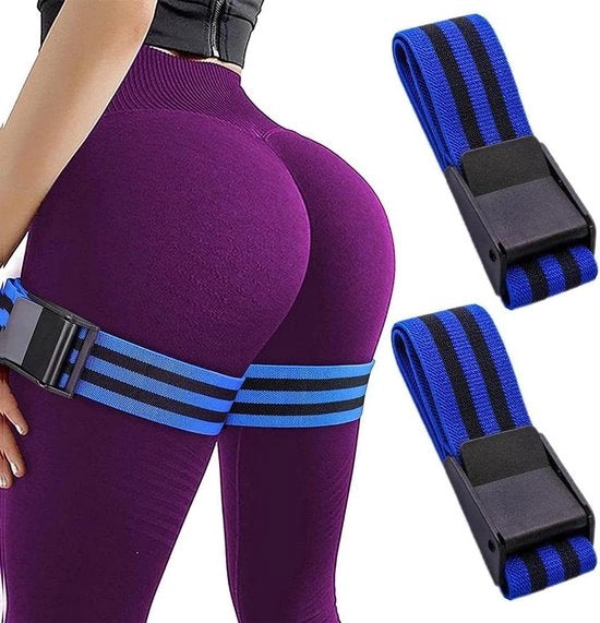 Bande di Occlusione per Limitazione del Flusso Sanguigno Allenamento Fitness - Braccia e Gambe - Costruzione di Muscoli - Glutei - Cintura Elastica