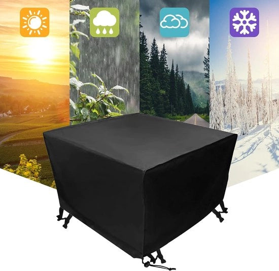Copricapo per mobili da giardino in poliestere 135 x 135 x 75 cm