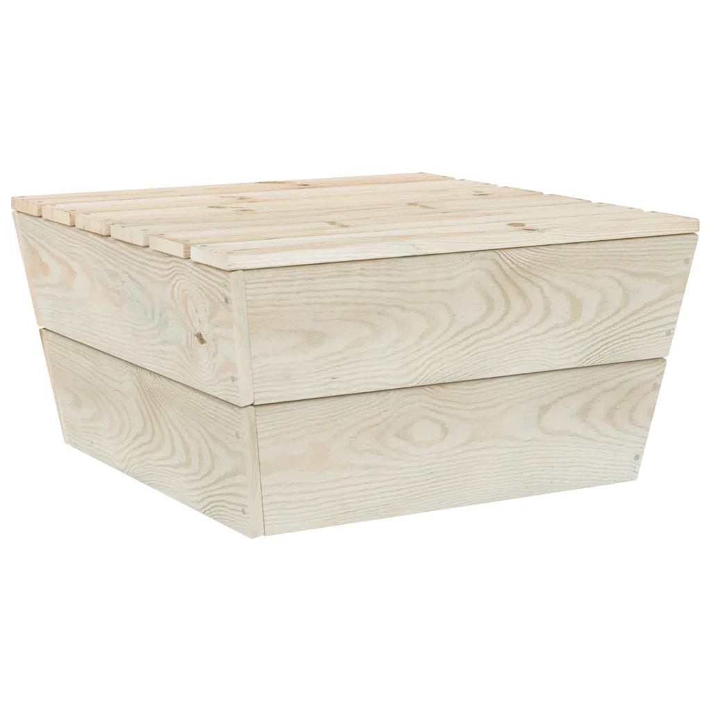 Tavoli da Giardino 2 pz-Tavolo da esterno 60x60x30cm in Legno di Abete Impregnato