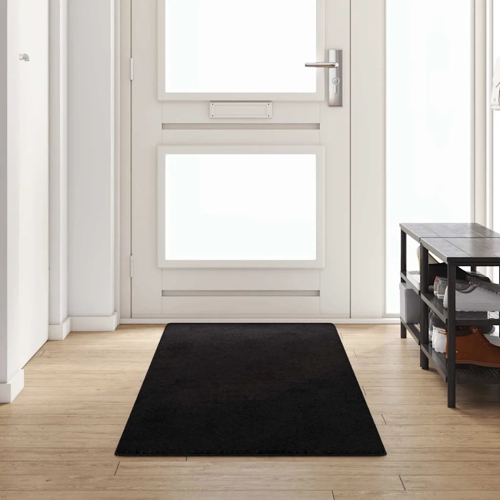 Runner in Moquette | Runner Tappeto Nero 80 x 300 cm 100% Polipropilene Tuft