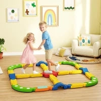 Struttura di Equilibrio per Bambini, interattivo e antiscivolo, in Plastica, Multicolore