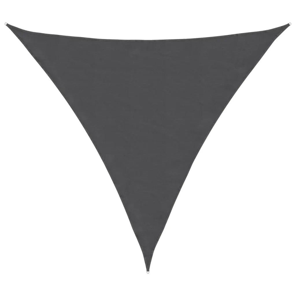 Parasole a vela | Telo Ombra | Vela da ombra Oxford Triangolare 4x4x4 m Antracite