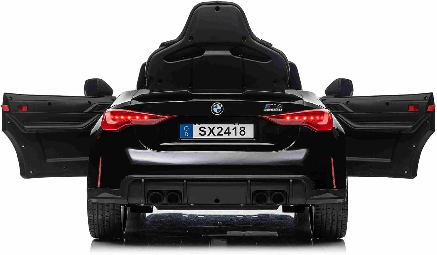 Macchina Elettrica per Bambini Licenza Ufficiale Bmw M4 10,8V 3,1Ah Nero