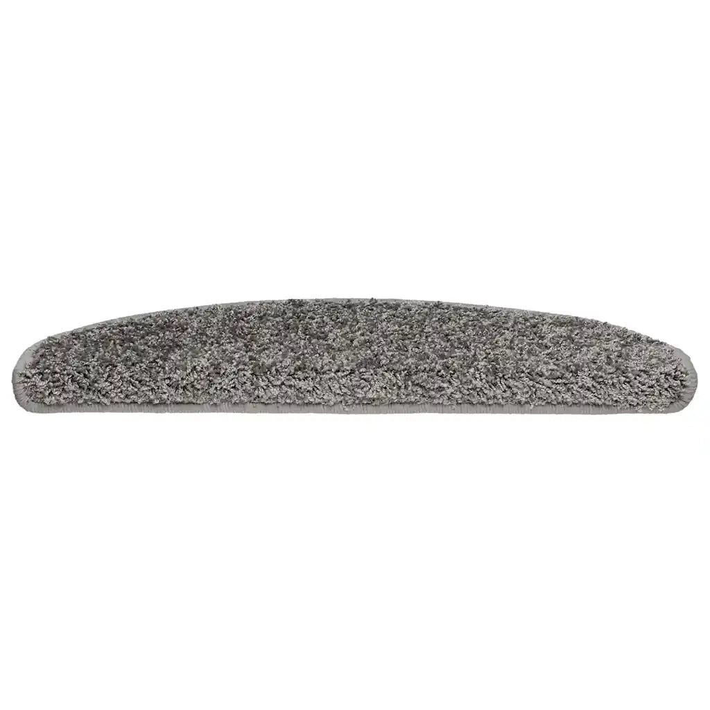 Tappetini per scale 20 pz 65x21x4 cm Grigio Semicircolari Grandi