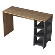 Pombia, Scrivania 4 Ripiani, 120x45x74h cm Marrone Rovere Nodi
