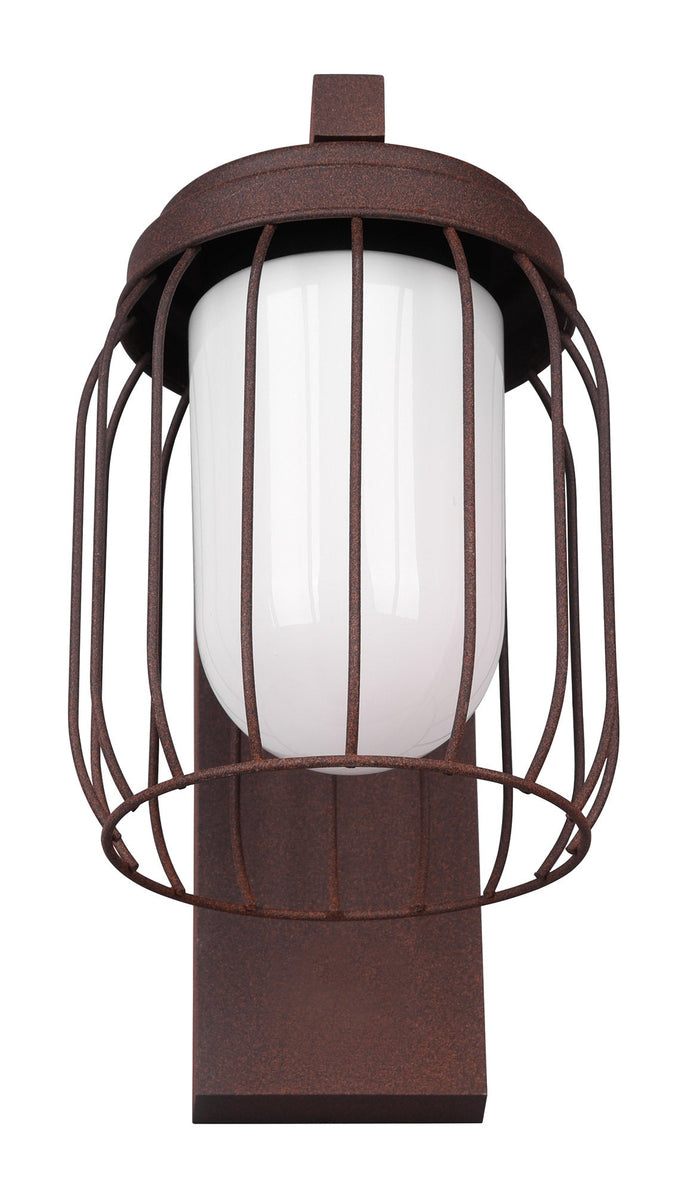 Applique da Esterno Attacco E27 in Alluminio Pressofuso Ruggine