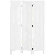 Paravento in legno a 3 ante pieghevole ¨C zephmum ¨C bianco 120x170 cm