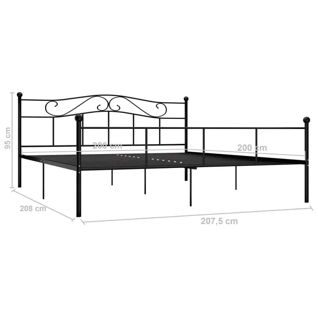 Giroletto Nero in Metallo 200x200 cm cod mxl 59764