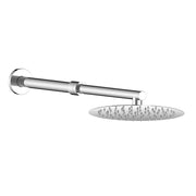 Set doccia con soffione in acciaio inox e braccio estendibile 35-50 cm in ottone cromato