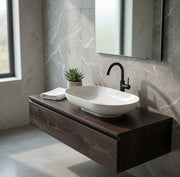 Lavabo da appoggio Rak Ceramics DES ovale Bianco Alpino