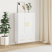 Credenza Bianca 69,5x31x115 cm in Legno Multistratocod mxl 79002