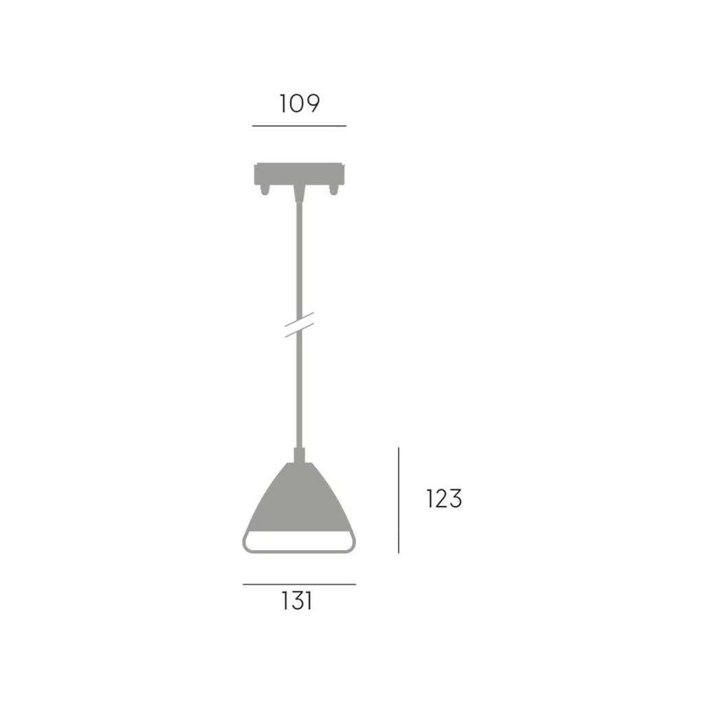 Sospensione Esterni Ed Interni In Alluminio Corten Led 20 W 1700 Lm 3000K Graal