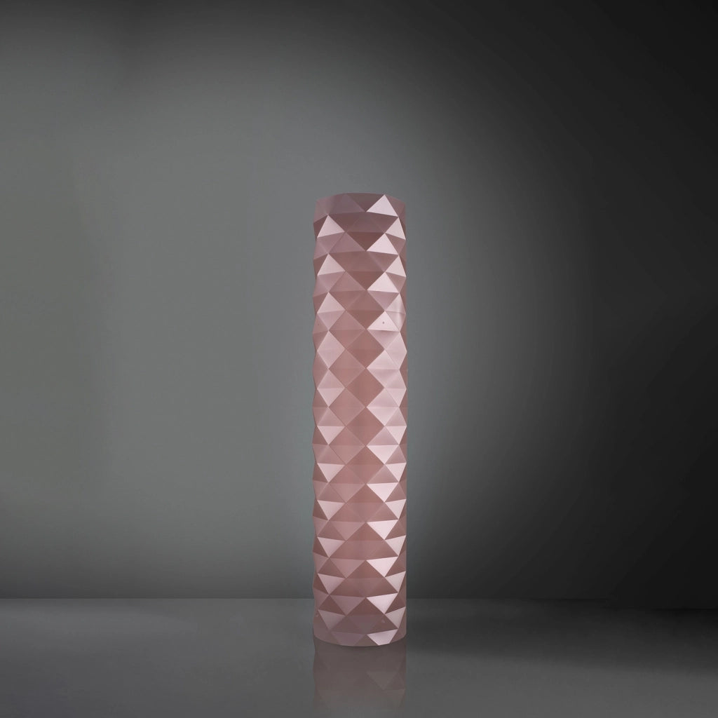 Piantana Moderna Prisma Polilux ® Pink Metal E Metallo 3 Luci E27 H122Cm
