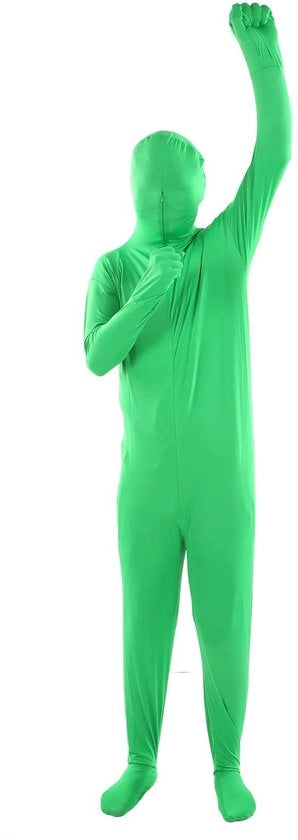 Costume Bodysuit Unisex per Fotografia/Film - Larghezza di Spalla: 42-48 cm - Lunghezza: 80 cm - Peso: 150 g - Colore: Verde - Materiale: 90% Nylon, 10% Elastan