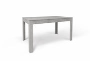 Tavolo Allungabile 140/00x80x75 cm Cemento e Cemento
