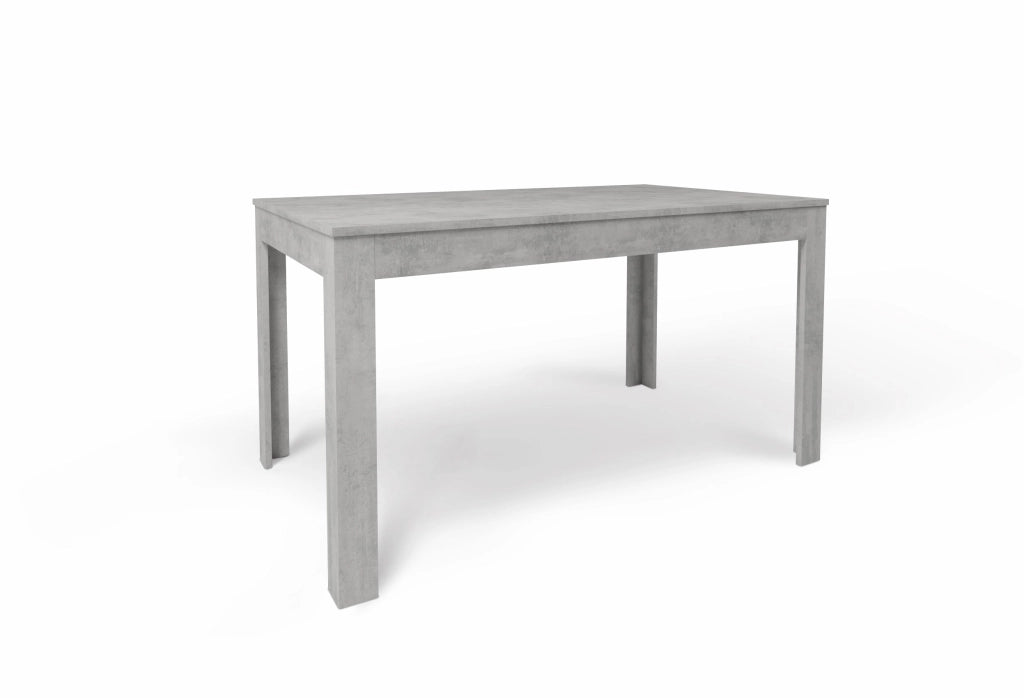 Tavolo Allungabile 140/00x80x75 cm Cemento e Cemento