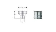 Inox mono parete aisi 316 raccor do f080 f120