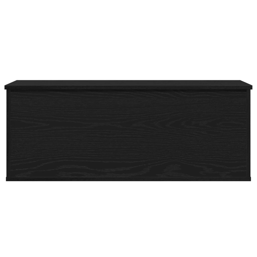 Scatola di Stoccaggio in Rovere Nero 90x35x35 cm in Legno Ingegnerizzato di