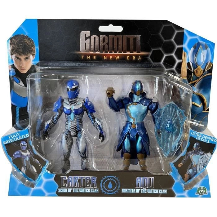 Scatola figure - GORMITI - Scion e Gormiti associati Acqua - Carter e Aqu - 15 cm - da 4 anni - GRV194