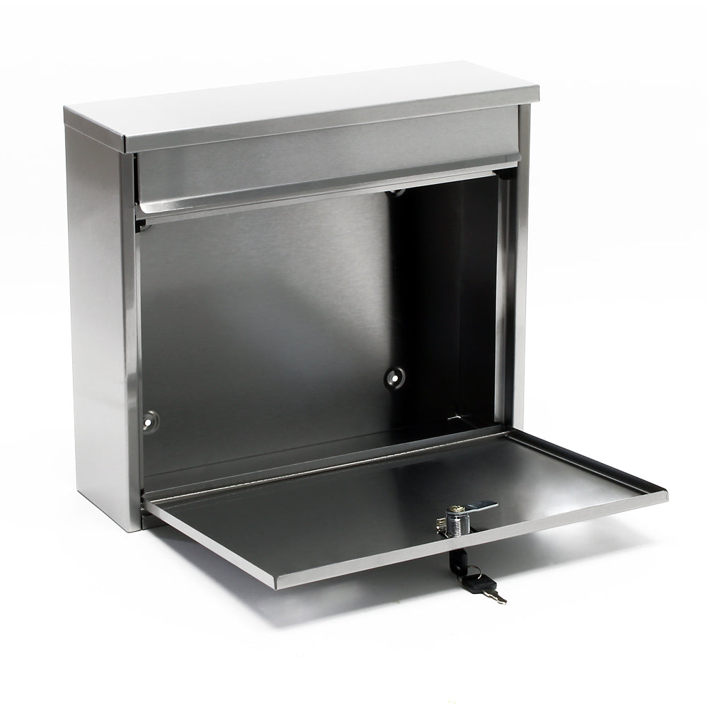 Cassetta postale singola V13 in acciaio inox 360 x 115 x 320 mm