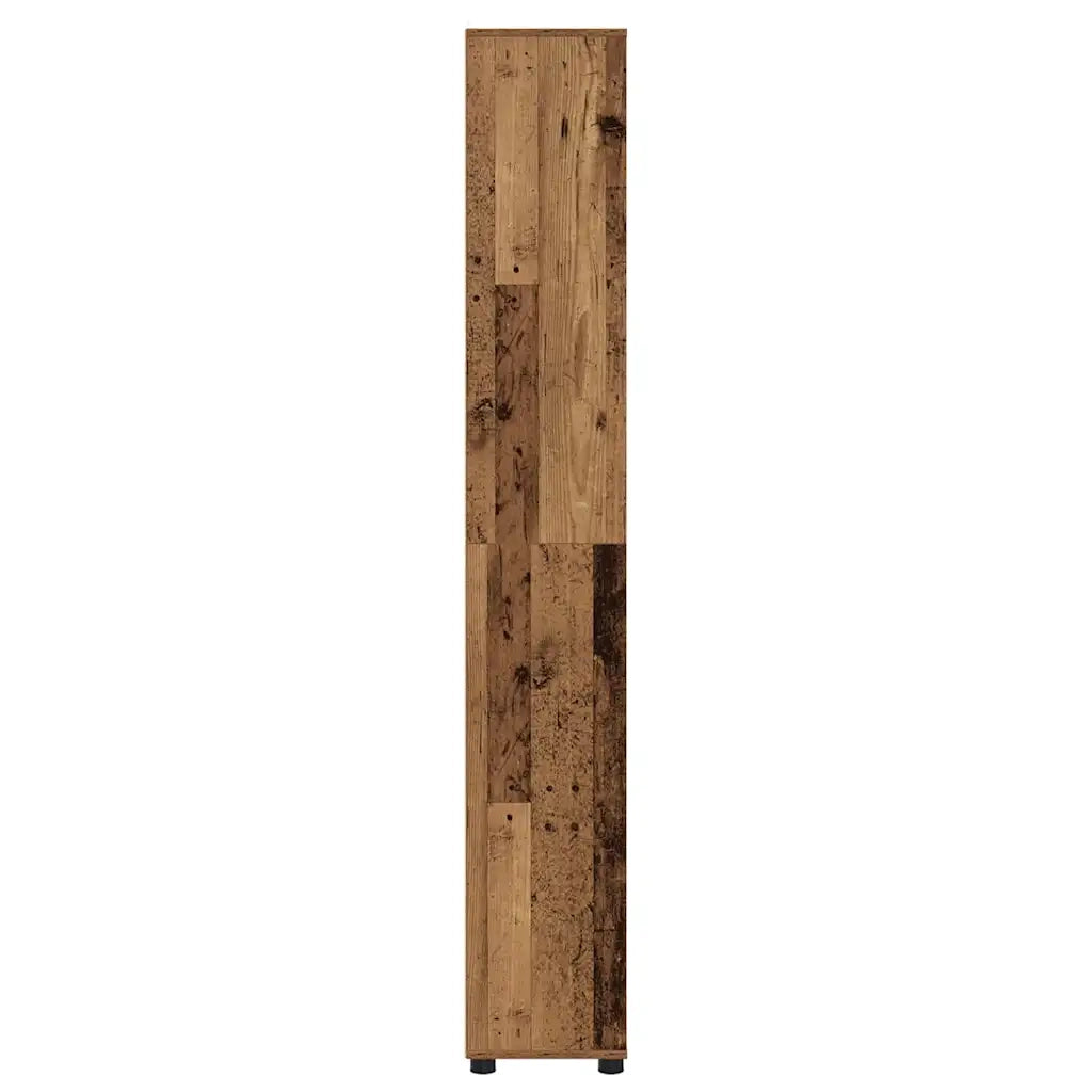 Mobile da Bagno con porta Legno vecchio 30,5 x 30 x 195 cm 888765