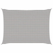 Telo Ombra-Vela Ombreggiante-Parasole a Vela Grigio chiaro e bianco 5 x 8 m HDPE