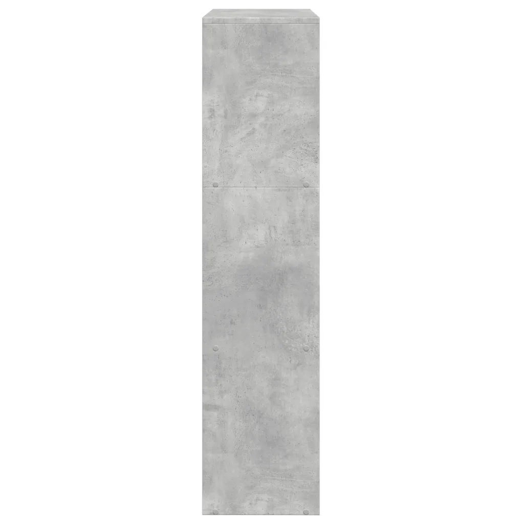 Libreria 4 Ripiani Grigio Cemento 137,5x29x103,5 cm Truciolato 857979