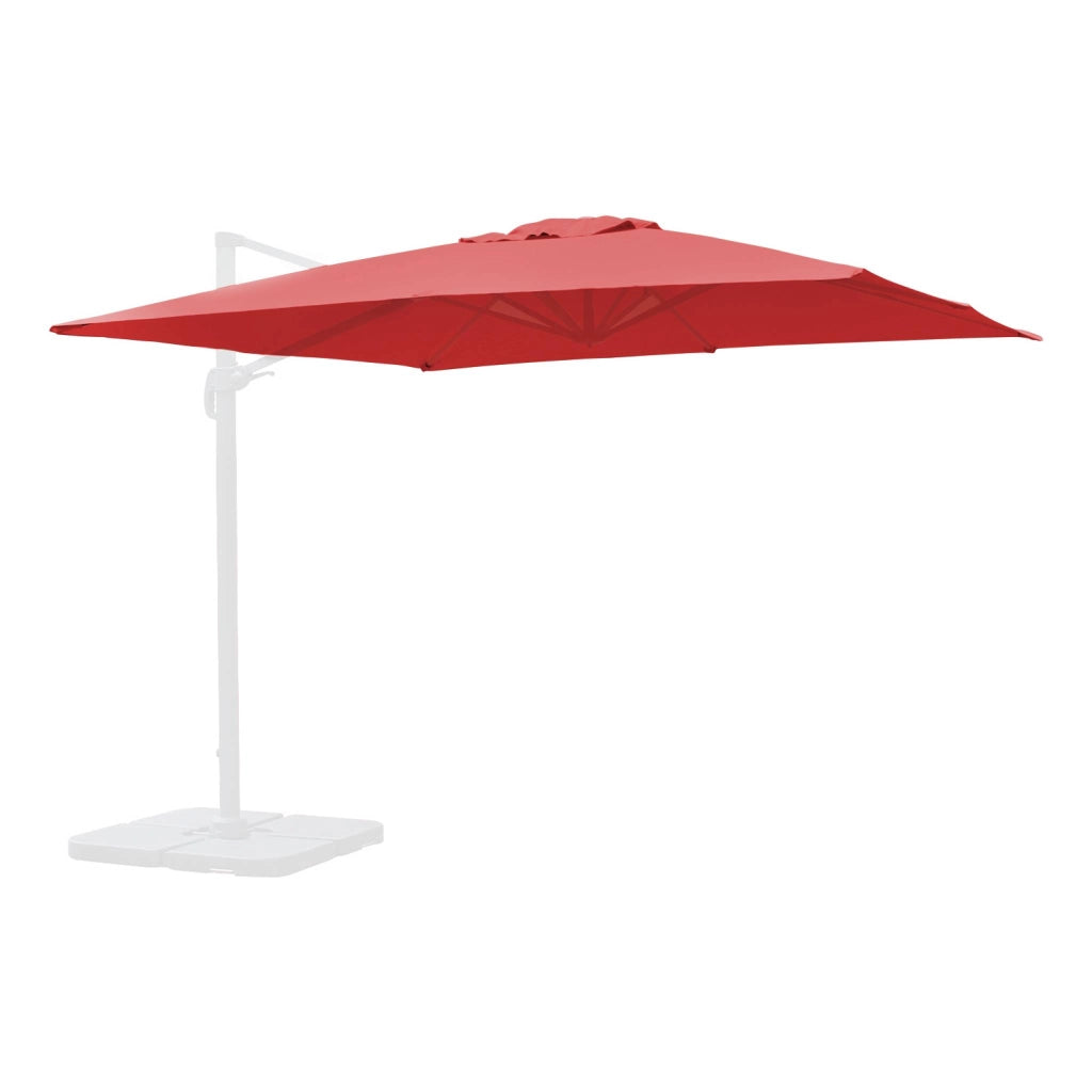 Telo per ombrellone falgos 3x3m, rosso
