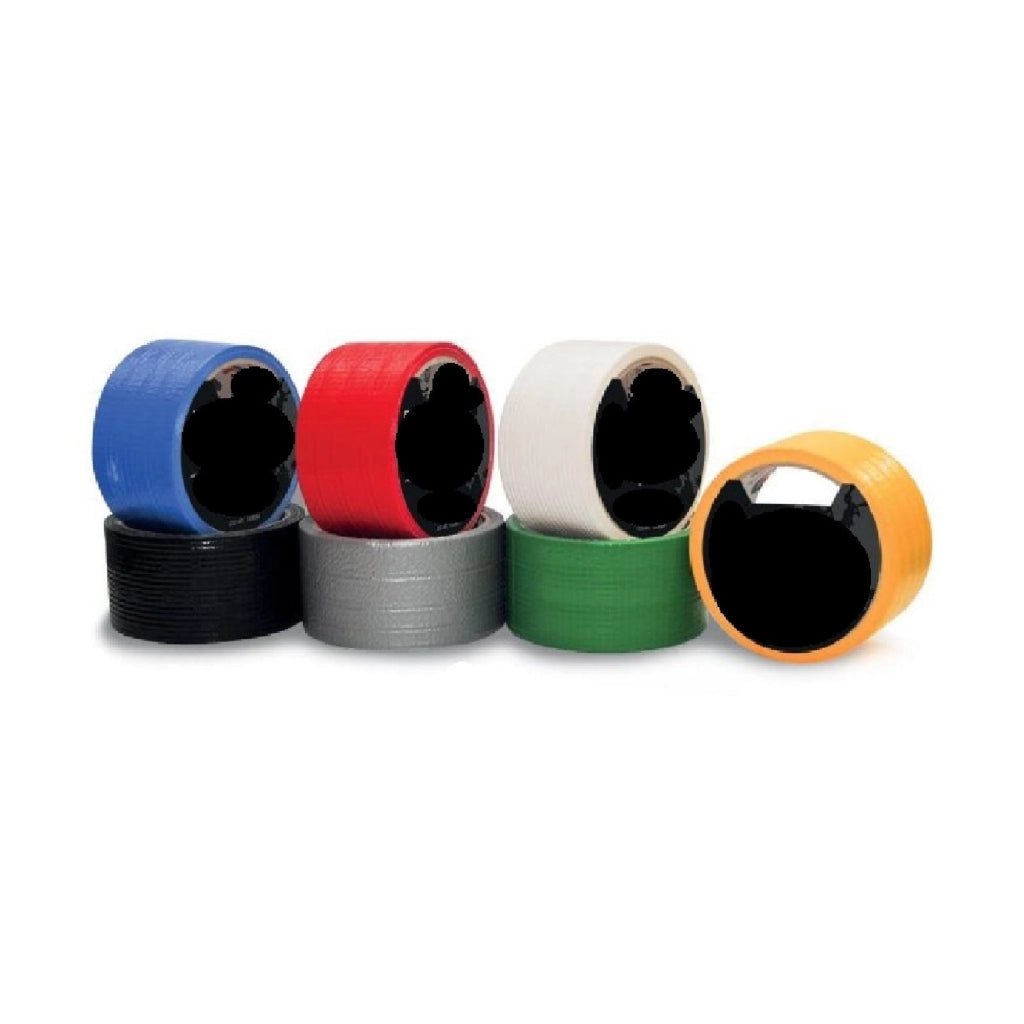 Nastro adesivo telato americano 5cm X 25mt giallo verde rosso blu nero bianco