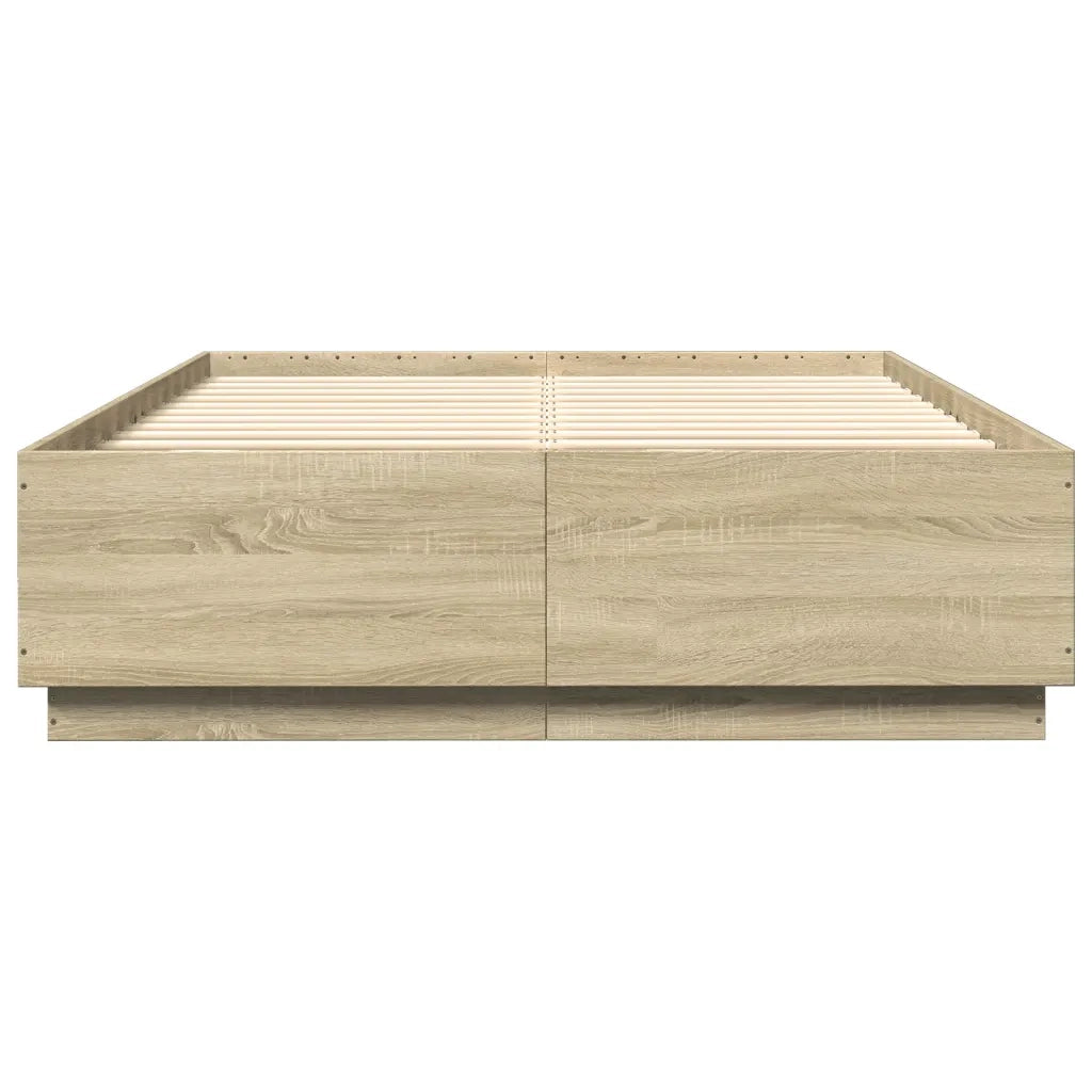 Giroletto Luci LED Rovere Sonoma 150x200 cm Legno Multistrato 3209606