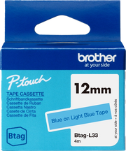 Brother BTAG-L33 nastro per etichettatrice Blu e azzurro