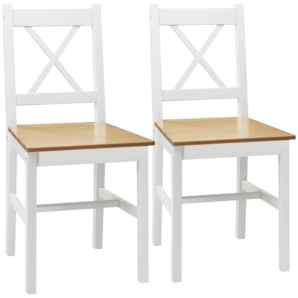 Sedia da pranzo ¨C zephmum ¨C bianco e legno massello