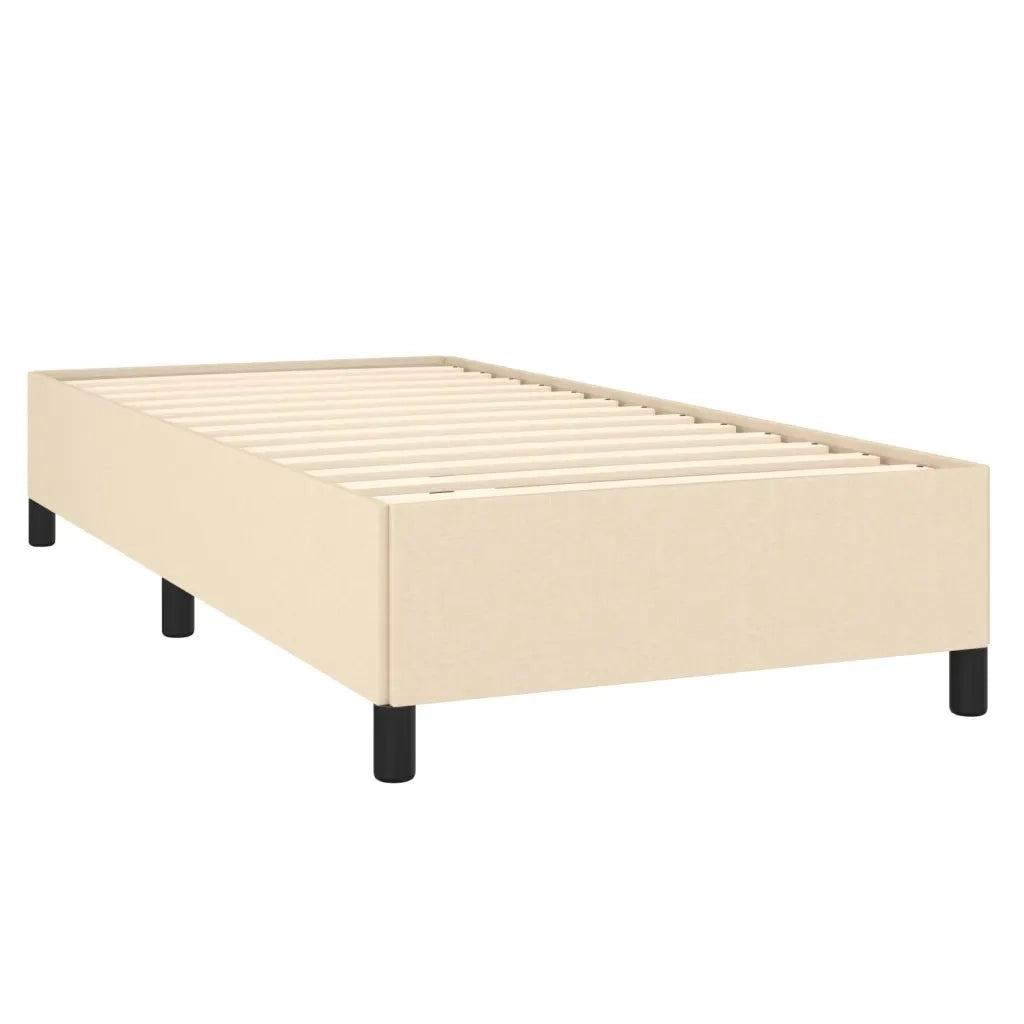 Giroletto a Molle con Materasso Crema 90x200 cm inTessuto cod mxl 65907