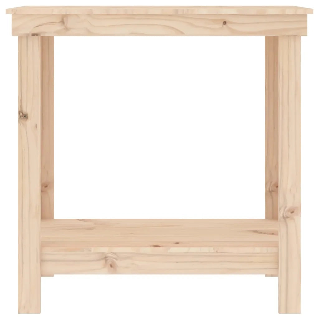 Banco da Lavoro 80x50x80 cm in Legno Massello di Pino cod mxl 8801