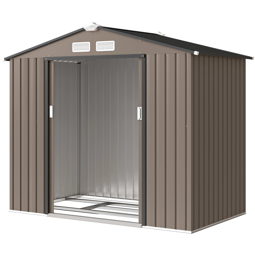 Casetta da Giardino ¨C zephmum ¨C Marrone 213x130x185 cm