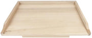 Pianca per impastare tradizionale in legno - 63 cm x 50 cm - Accessorio da cucina per l'impasto del pane