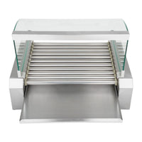 Macchina professionale per hot dog in acciaio inox 20 salsicce 2.200 watt 3614096