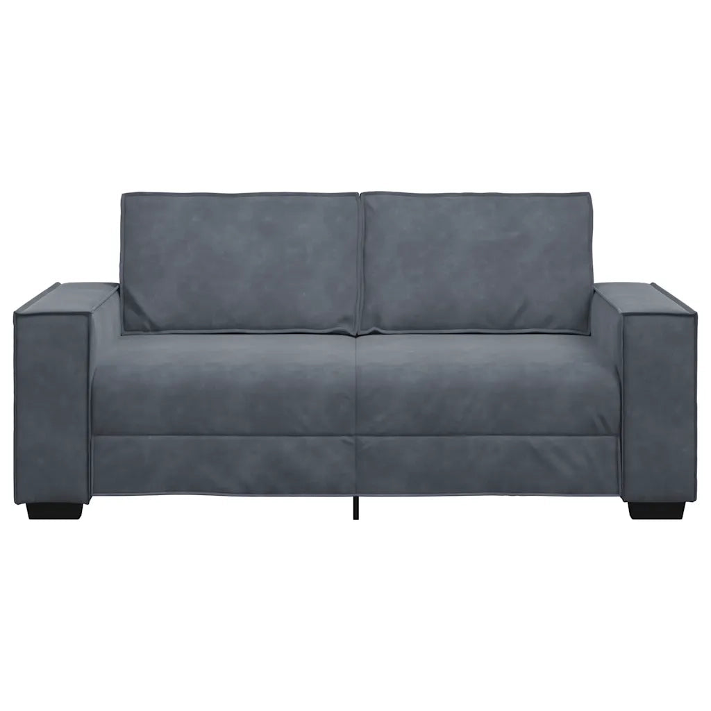 Divano a 2 Posti grigio scuro180x78x84 cm in Velluto 4105021