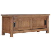 Mobile Porta TV 90x30x35 cm in Legno Massello di Teak cod mxl 33932