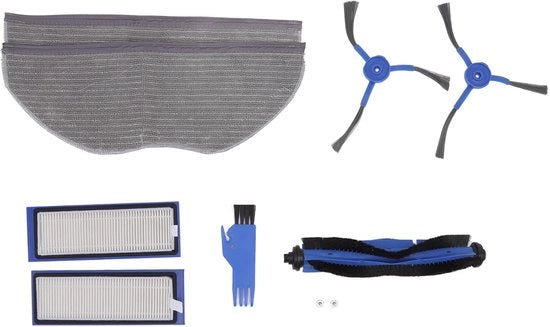 Kit di sostituzione per aspirapolvere - Borstello laterale - Set di filtri - Pads di aspirazione - Facile da installare - Componenti di aspirapolvere