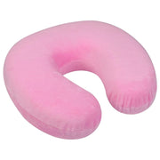 Trade Shop - Cuscino Da Viaggio Collo Collare Poggiatesta Cervicale 31cm Viaggi Auto Aereo - Rosa