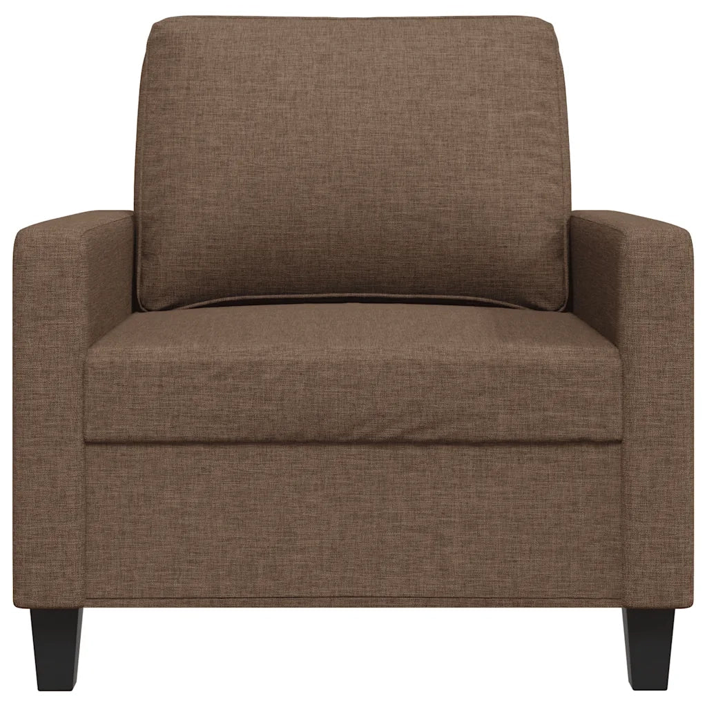 Poltrona Marrone 60 cm in Tessuto 359150