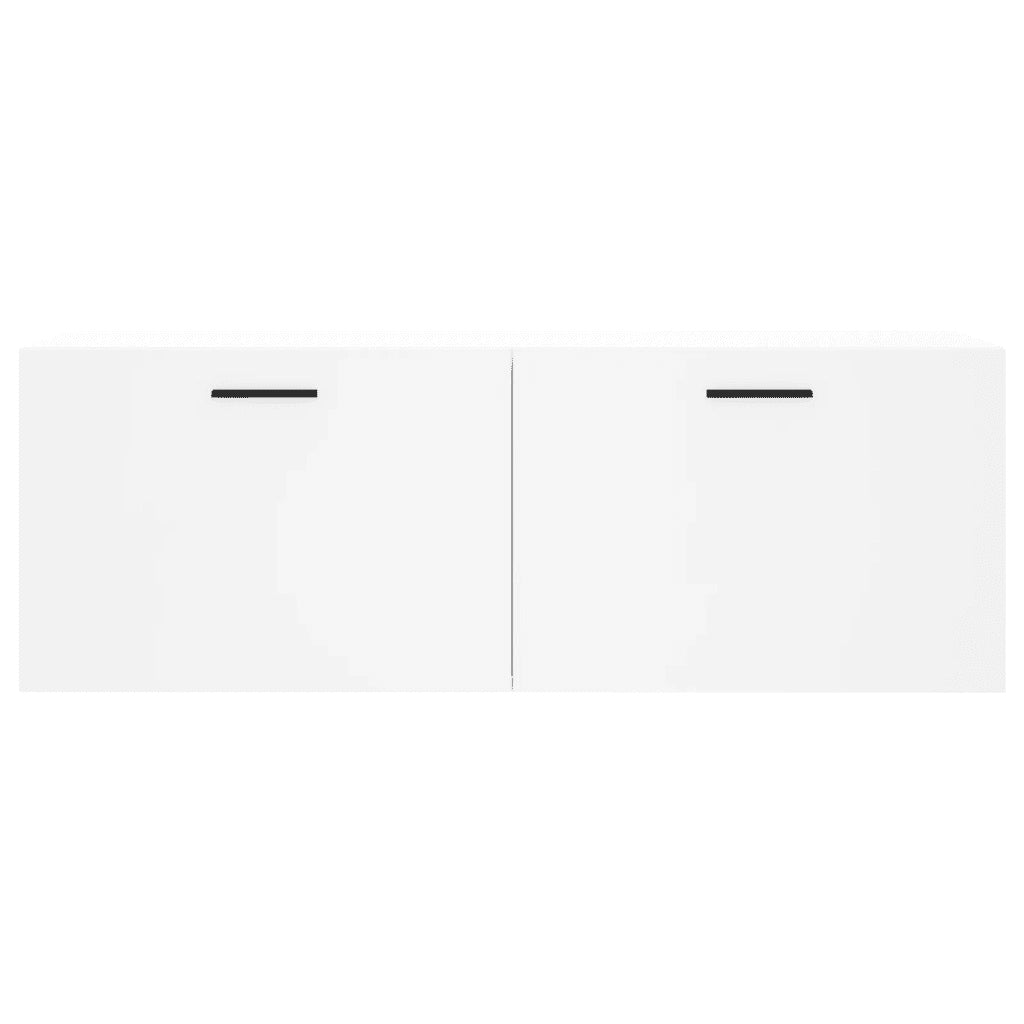 vidaXL Mobile a Parete Bianco 100x36,5x35 cm in Legno Multistrato